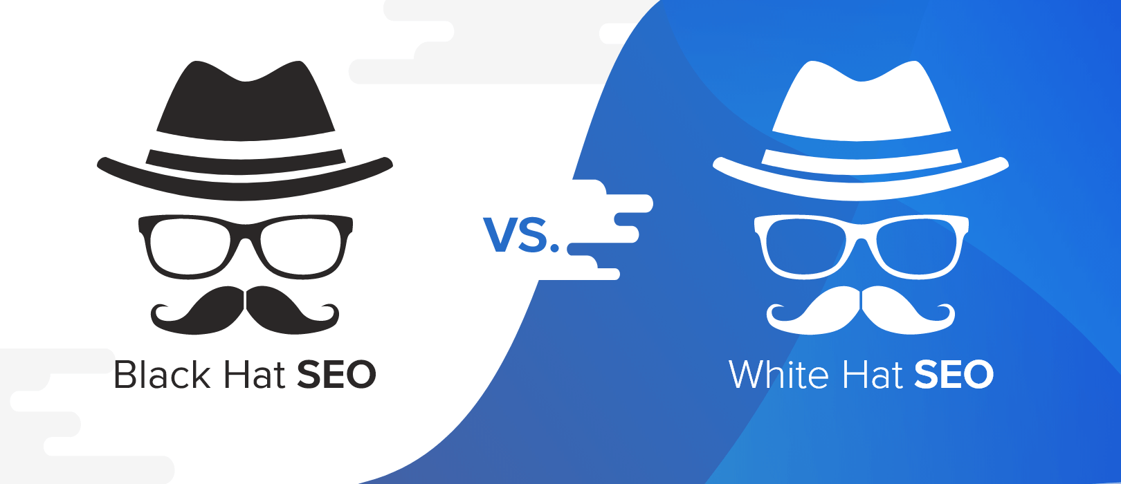 Dass sie hat. Black hat SEO. White hat SEO. White hat vs Black hat SEO. Черные методы сео.