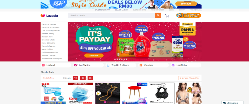 Online Shopping Websites Malaysia