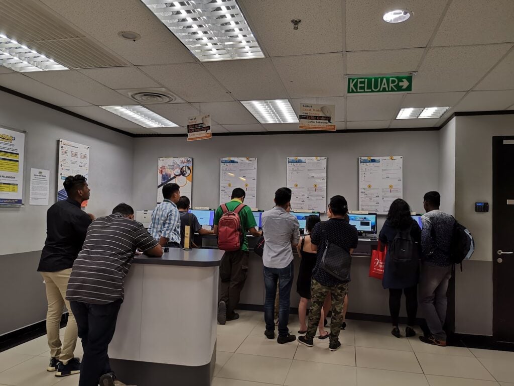 SSM self-service registration kiosks